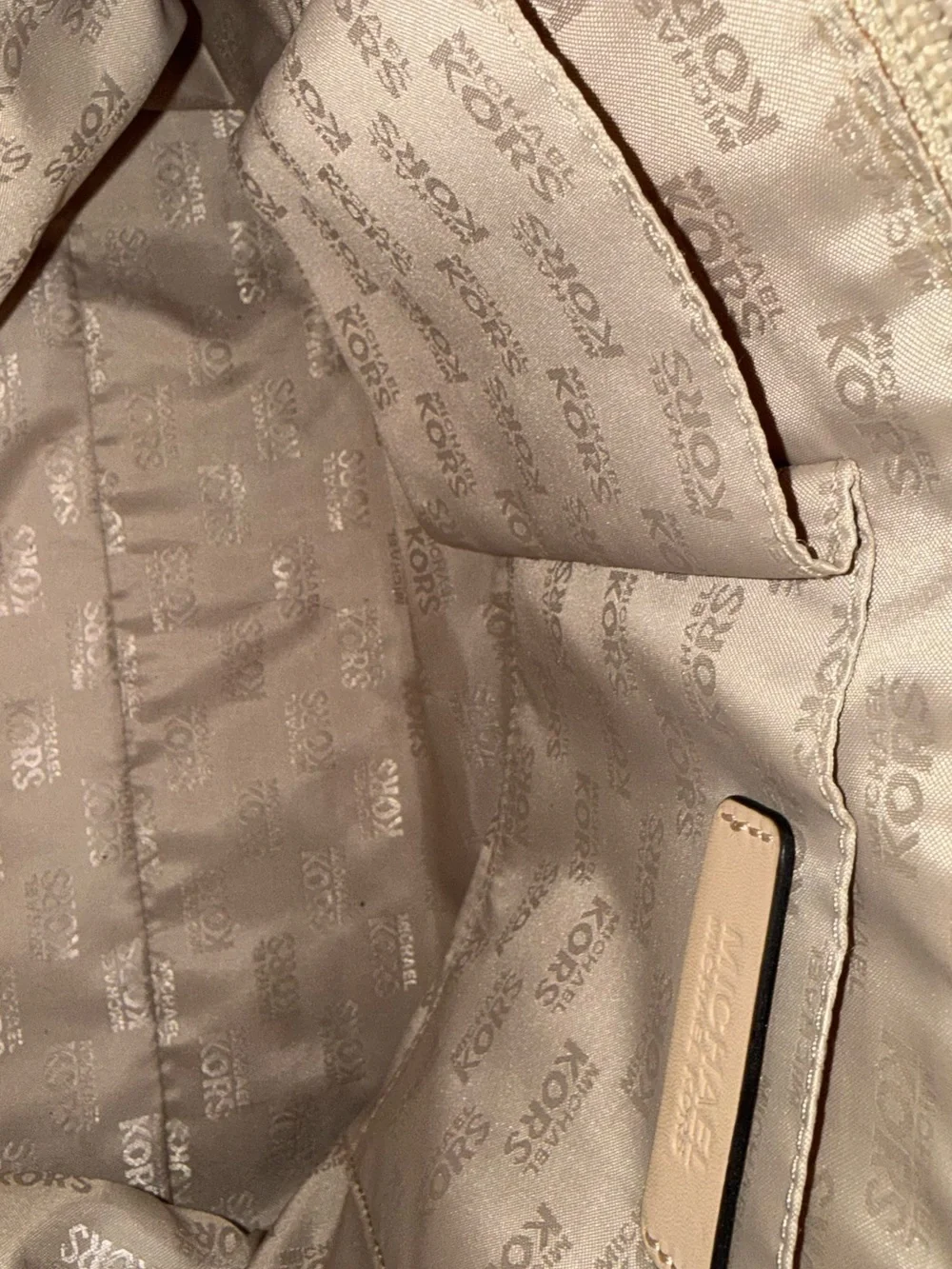 Michael Kors Signature Orange Tote with Matching Wallet
